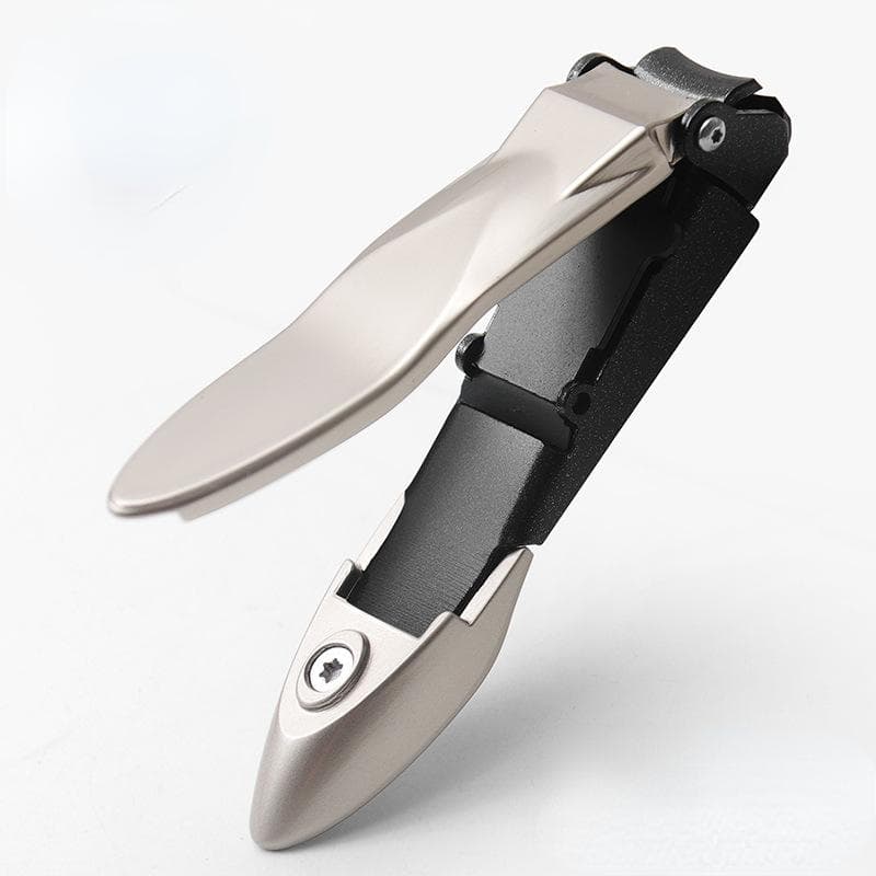 Nail Clipper Stainless Steel Anti Splash Fingernail Cutter Manicure Tool Toenail Clipper Trimmer Pedicure Tool champagne
