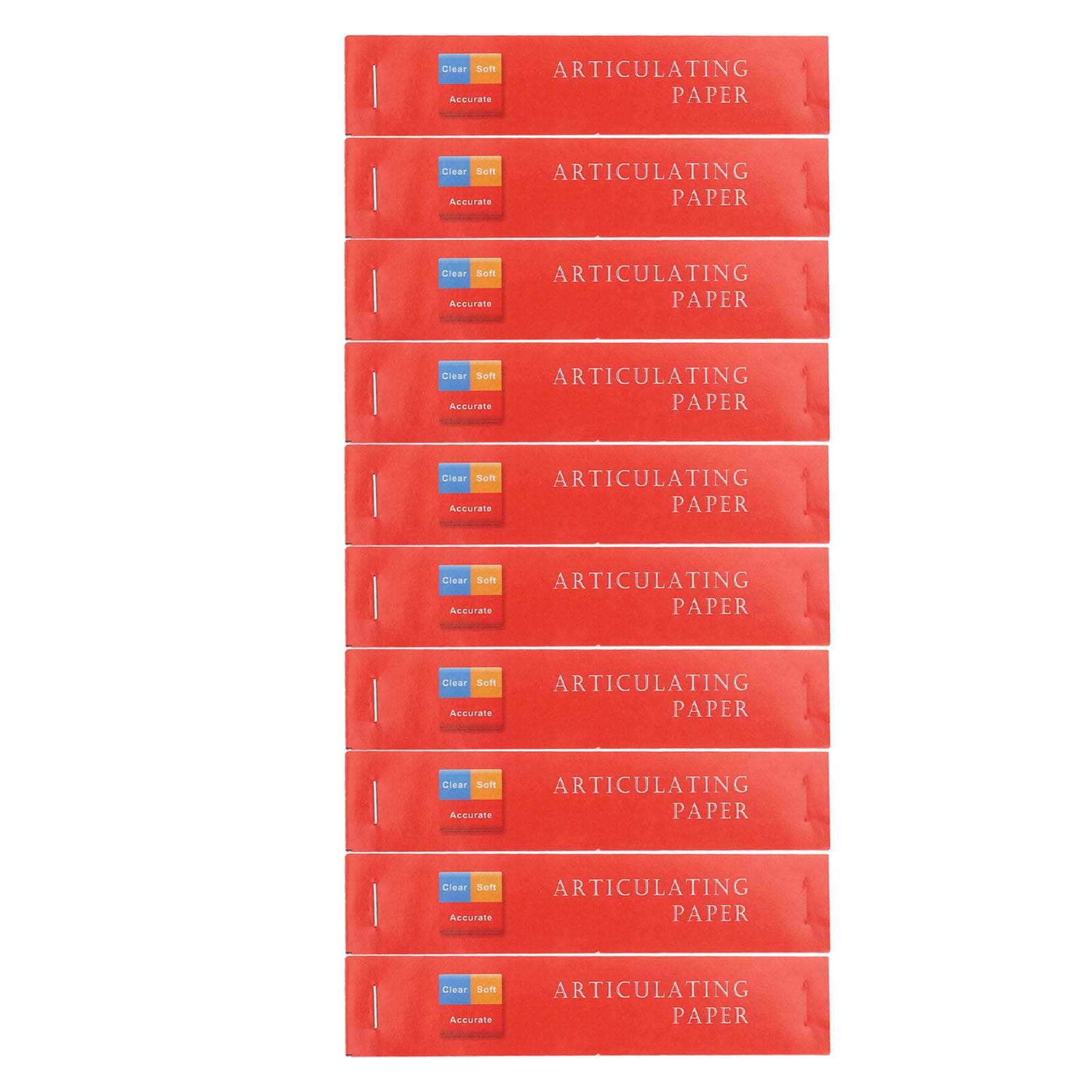 400pcs Red Thin Dental Articulating Paper Double Side Bite Paper Strips Articulating Paper