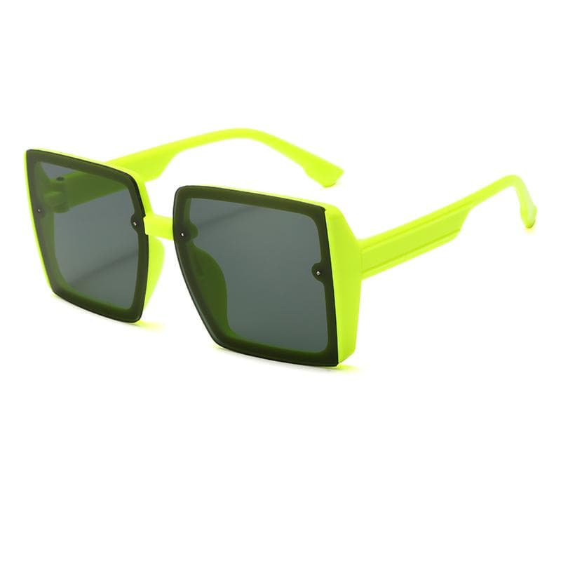 New Children Sunglasses Fashion Colorful UV400 Protection Vintage Square Goggles for Boys Girls Unisex