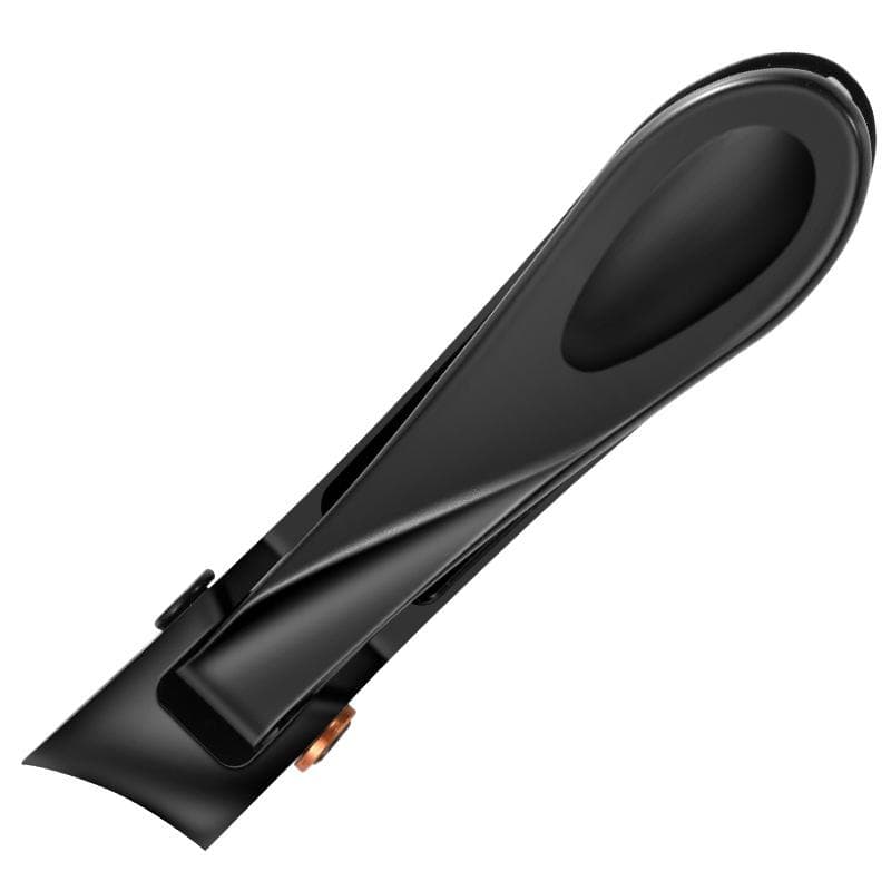 1pcs Toe Nail Clippers For Thick Ingrown Toenails Large Wide Jaw Opening Slanted Long Handle No Splash Fingernail Clipper black