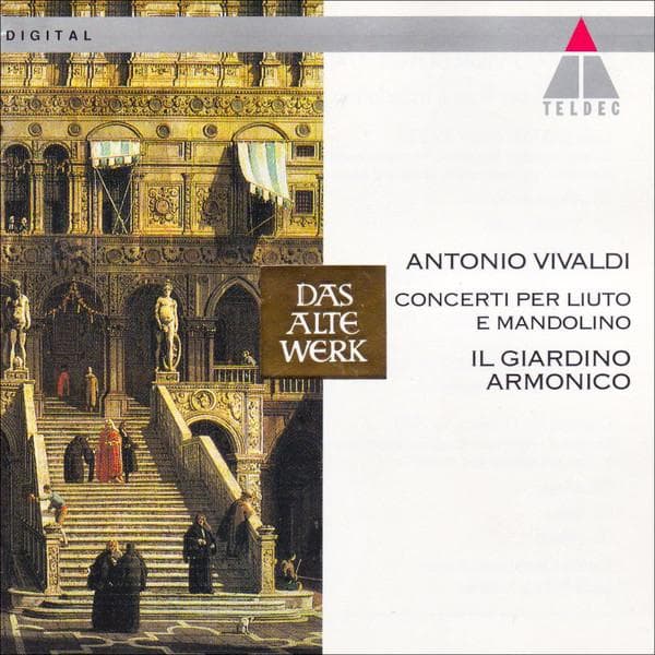 CD ANTONIO VIVALDI - IL GIARDINO ARMON - Concerti Per Liuto E Mandolino 4509911822 Teldec 1993 Germany Classical Used