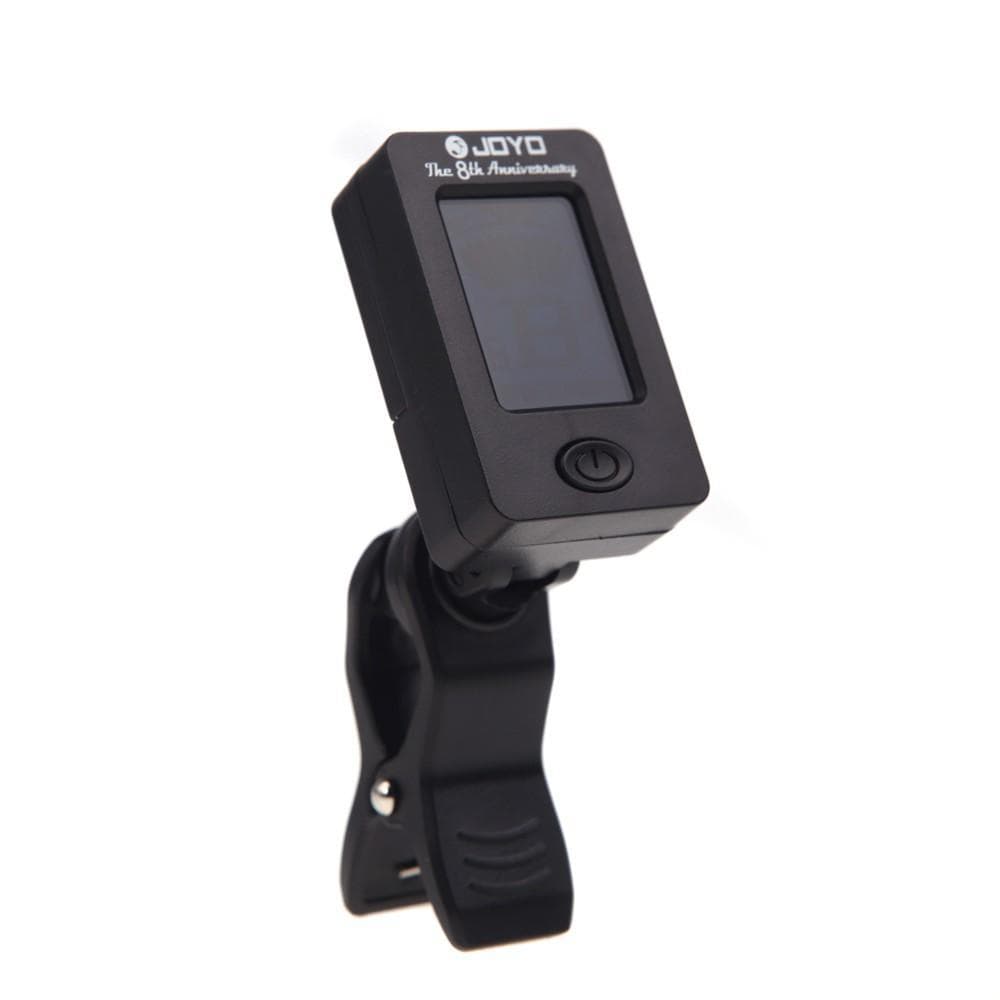JOYO JT-01 Mini Digital LCD Clip-on Tuner for Chromatic Guitar Bass Violin Ukulele C Ukulele D black