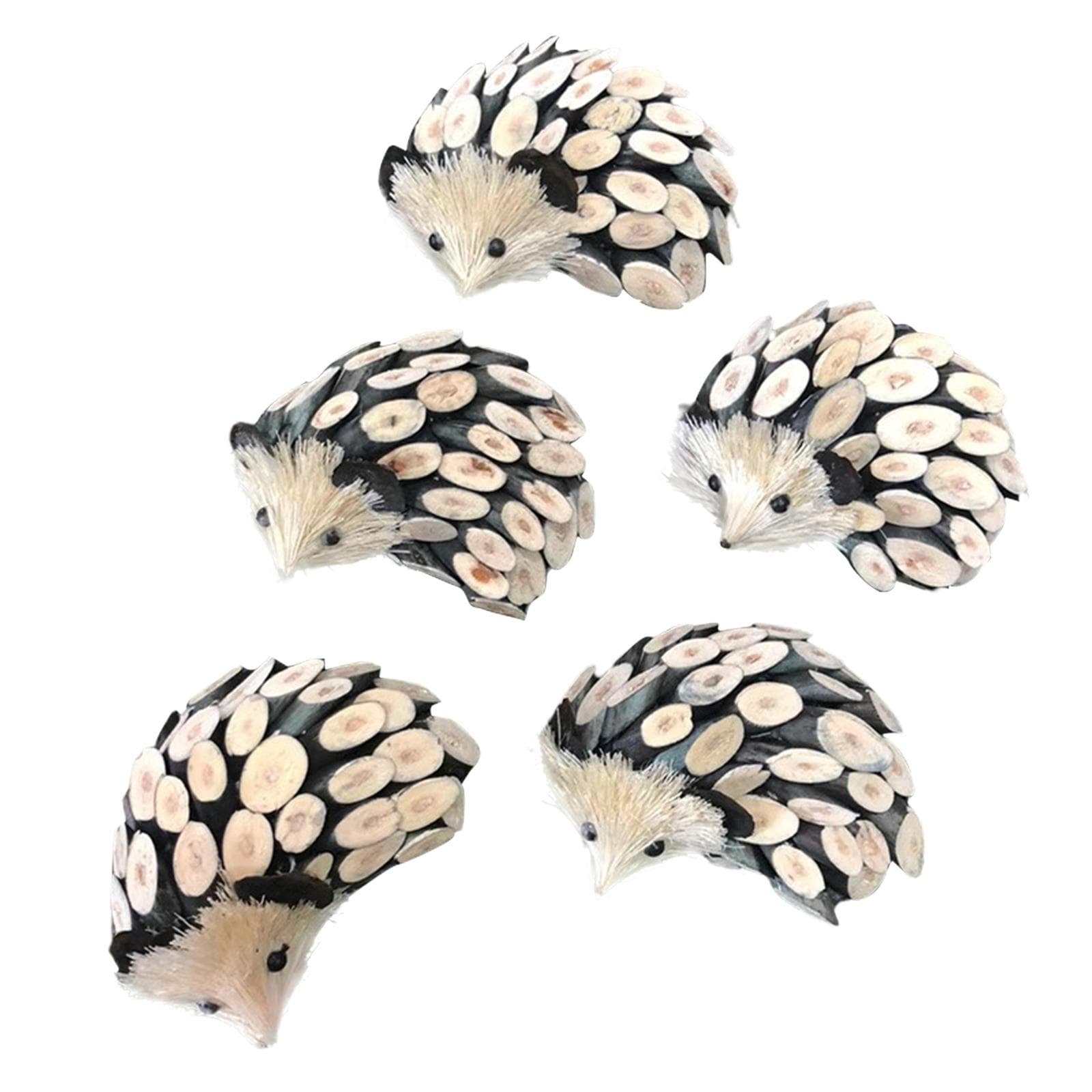 5pcs Straw Animal Pendant Plant Decorations Animal Figure Hanging Botanical Flower Decorations