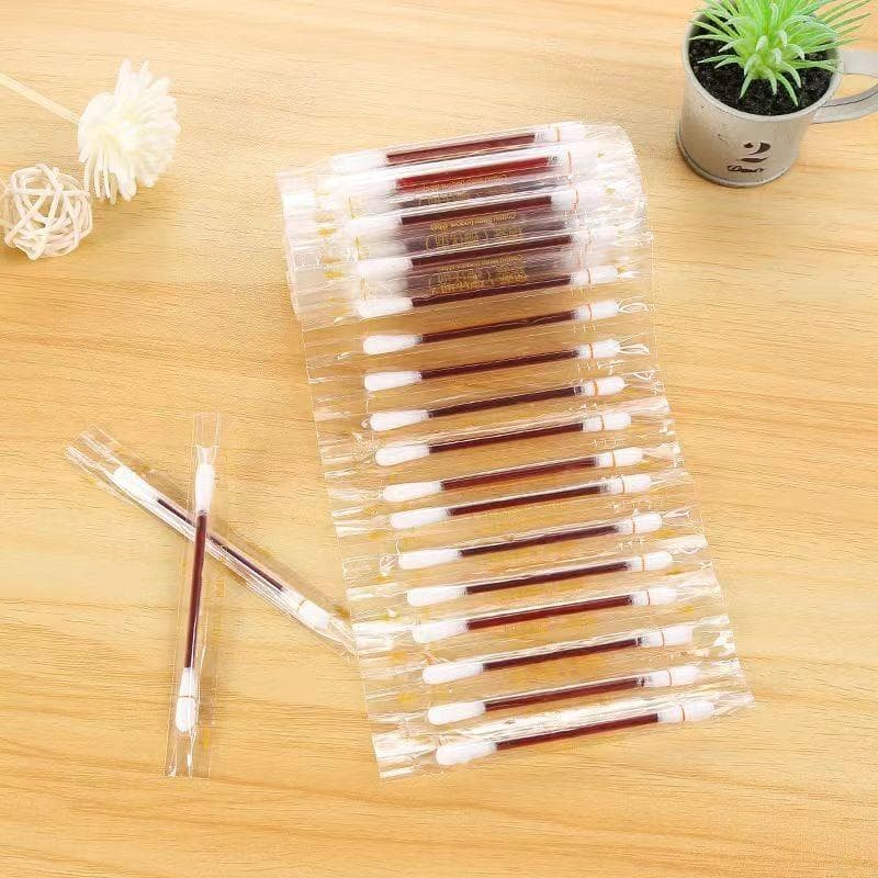 Disposable Iodine Disinfection Cotton Swabs Individually Packaged Cotton Swabs Wound Disinfection Care Iodine Disinfection Cotton Swabs 8ml One Size