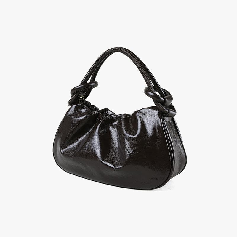 Leather Handbags for Autumn and Winter, Elegant Ladies' Crossbody Bags, Versatile for Commuting, Dumpling Bags, and Leather Women's Bags