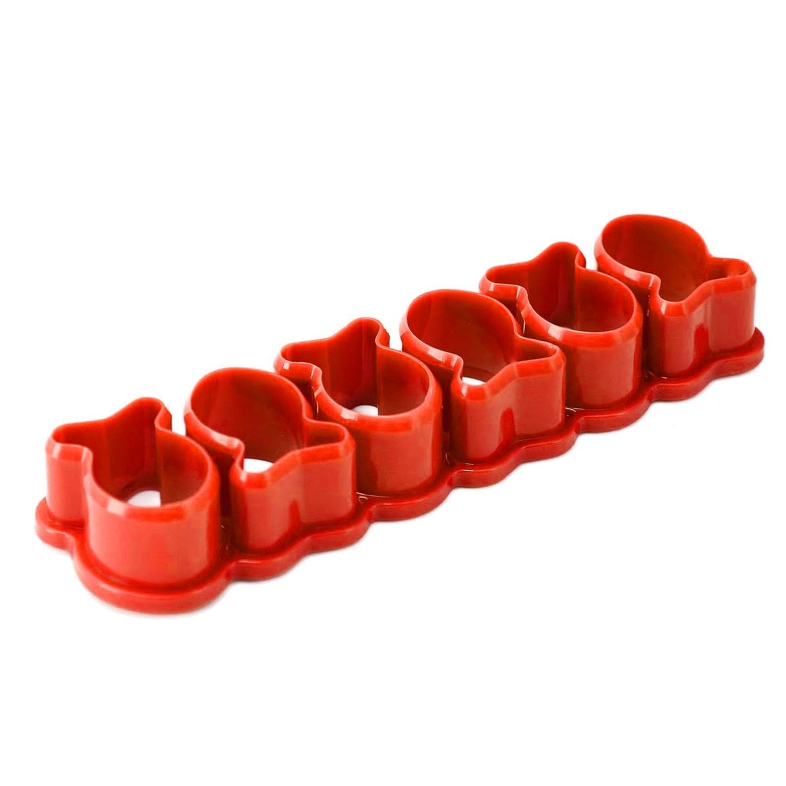 Goldfish Cracker Cutter Mini Plastic Reusable for Baking Cookie Tiny Fish Shaped Orange orange