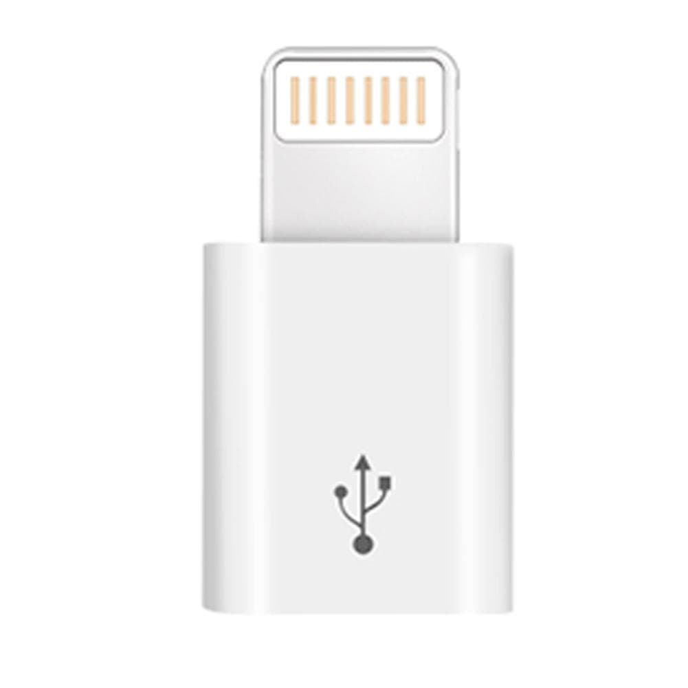 USB Adapter for iPhone 8 Lightning to Micro USB for iPhone 6s 11 Pro XS 7 Adapter Fast Charging Data Sync for iPad USB Cable white