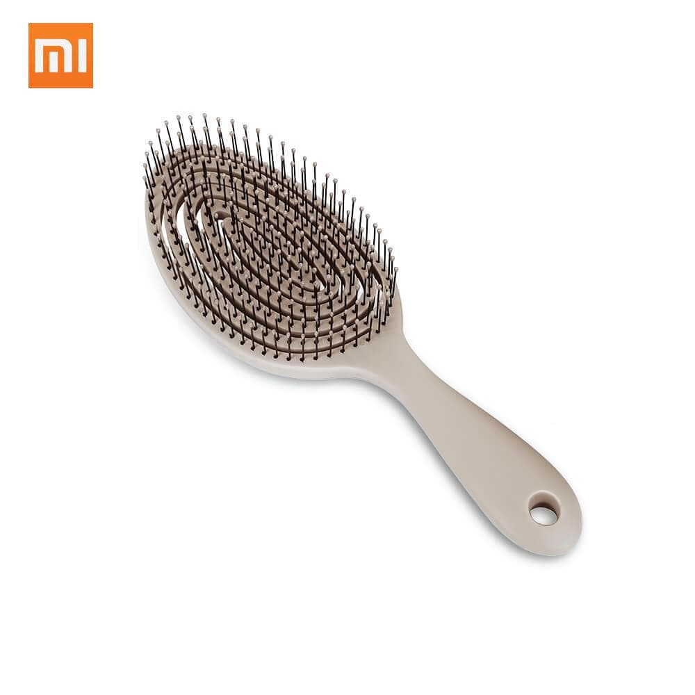 Relaxing Elastic Massage Comb Portable Hair Brush Massage Brush Anti-static Magic Brushes Head Combs grey