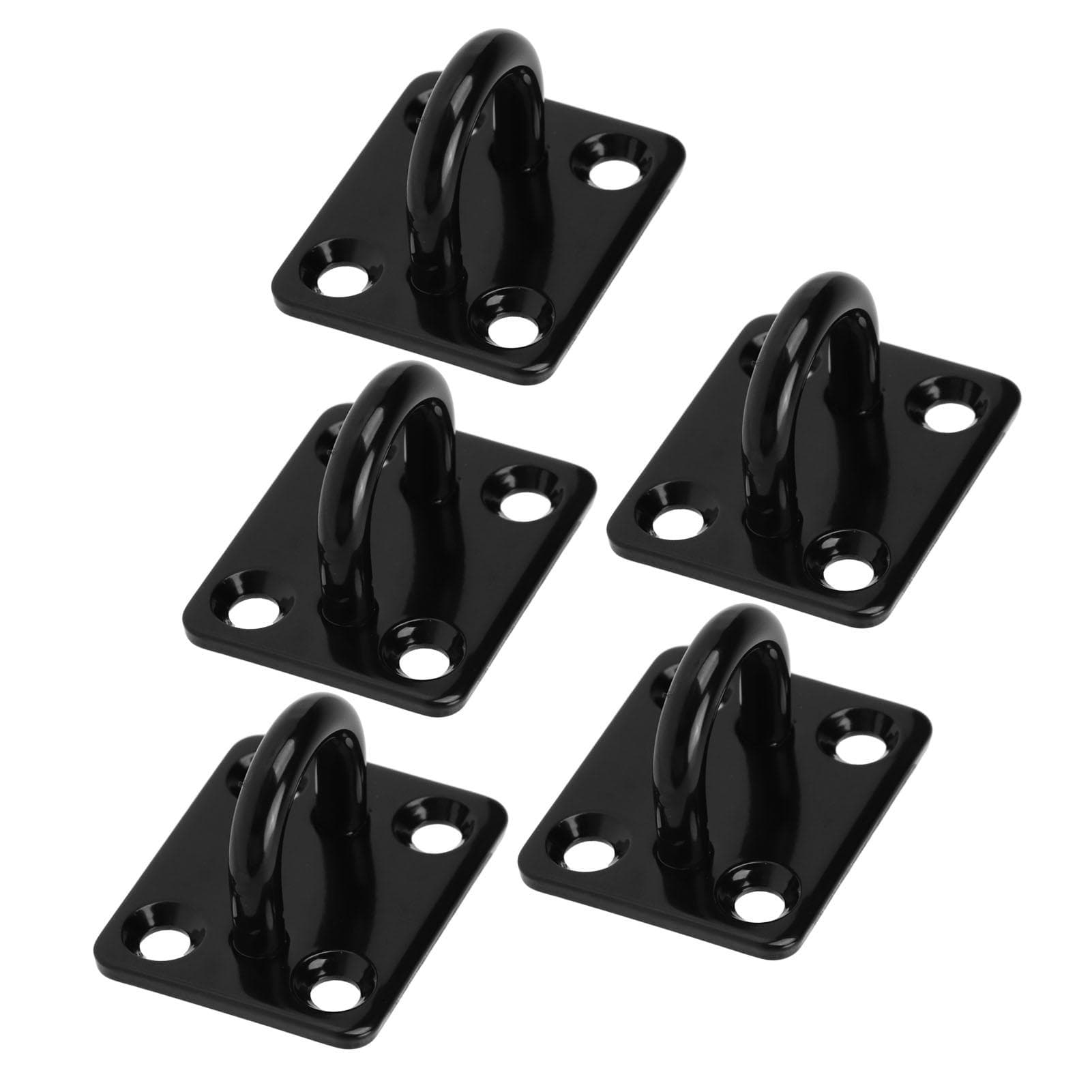 5Pcs Thickened Stainless Steel Ceiling Hook Reinforced Load Bearing Door Buckle Fixing Buckle