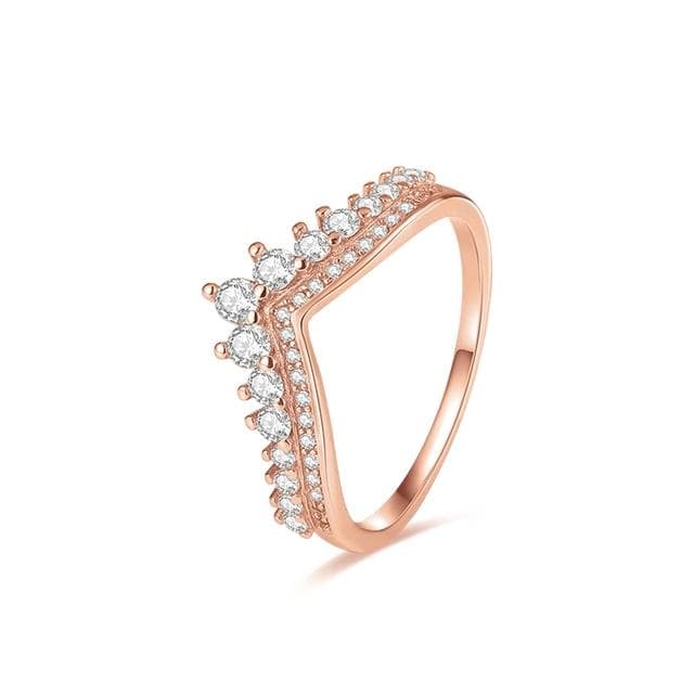 Fashion Engagement Finger Ring 925 Silver Women Stackable Rings Anniversary Gift Sparking Pave Zircon 7