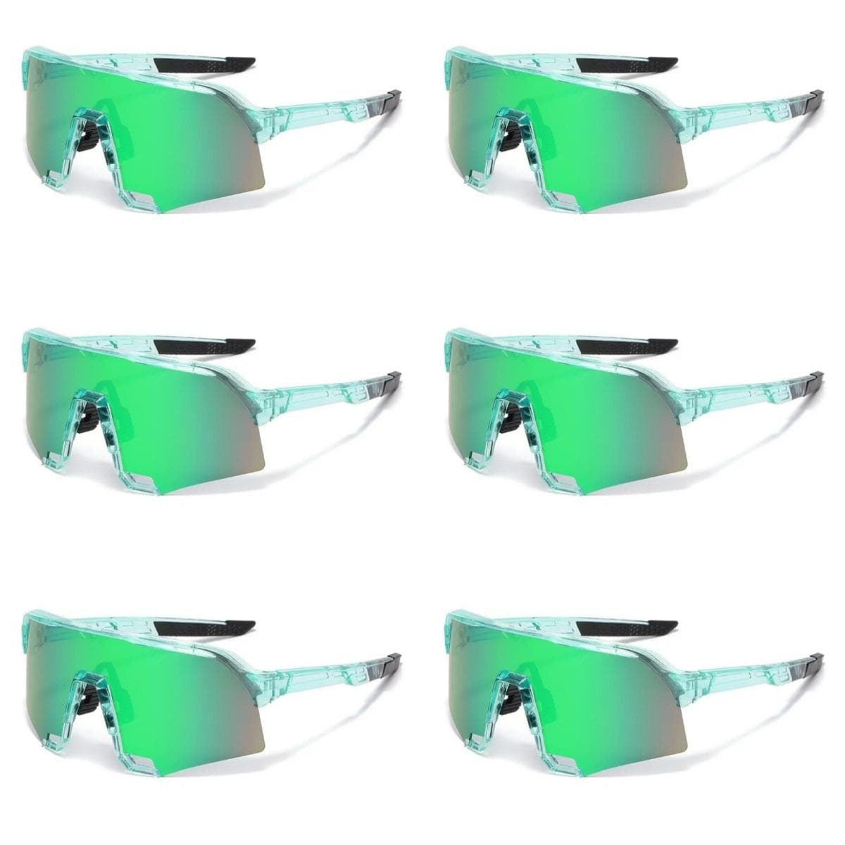 1/6PCS UV400 Cycling Sunglasses Men Women Bike Shades Outdoor Sports Bicycle Dustproof Goggles For Men Women