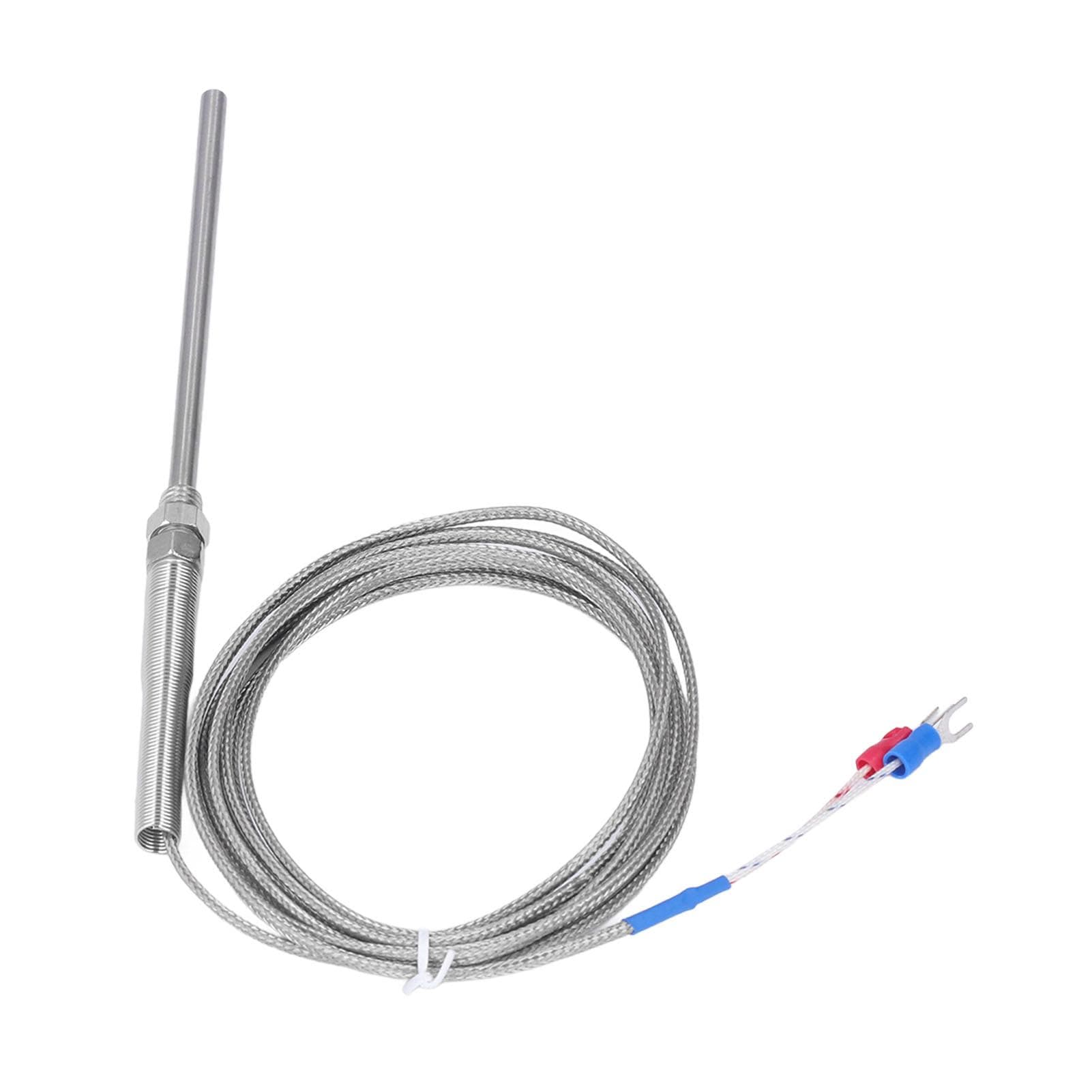 BERM Thermocouple K Type Temperature Sensor 100mm Probe 0?400 celsius Accessory for Measurement