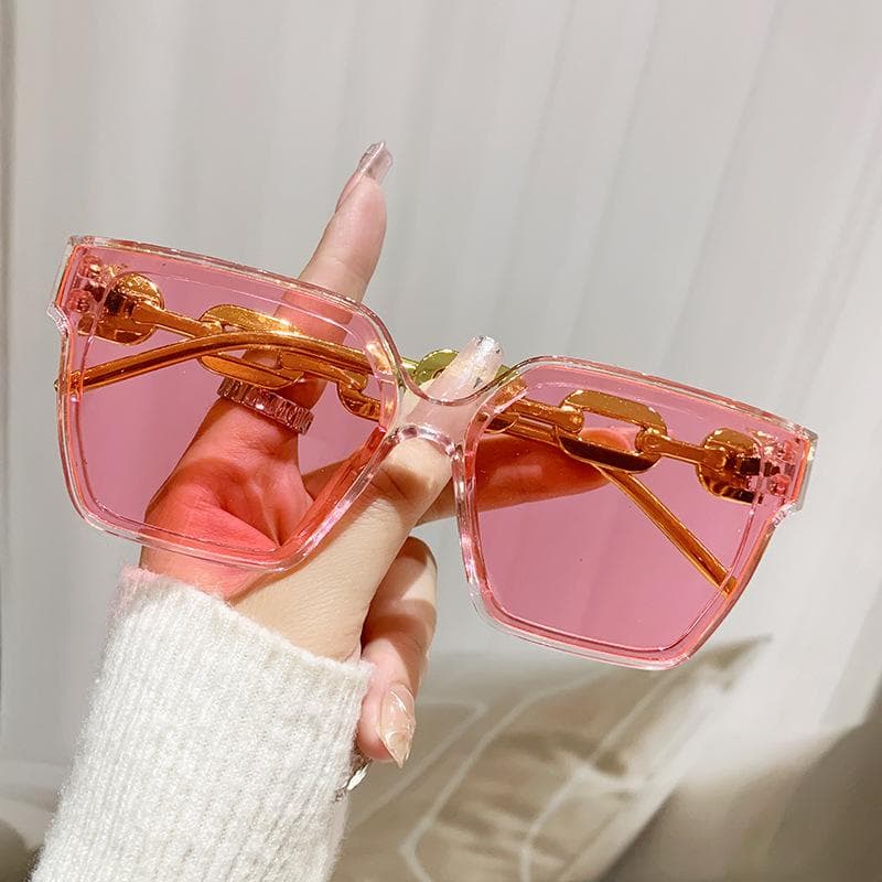 New Vintage Square Sunglasses for Women Men Retro Rectangle Sun Glasses Unisex Oval Eyewear Oculos De Sol Fashion Eyeglasses MULTI