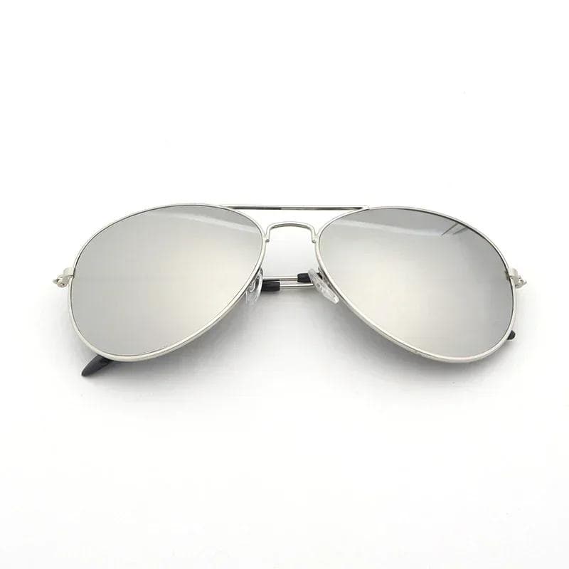 Fashion Sunglasses for Women Men Pilot Round Gradient Mirror Outdoor Driving Glasses UV Protection 1PC