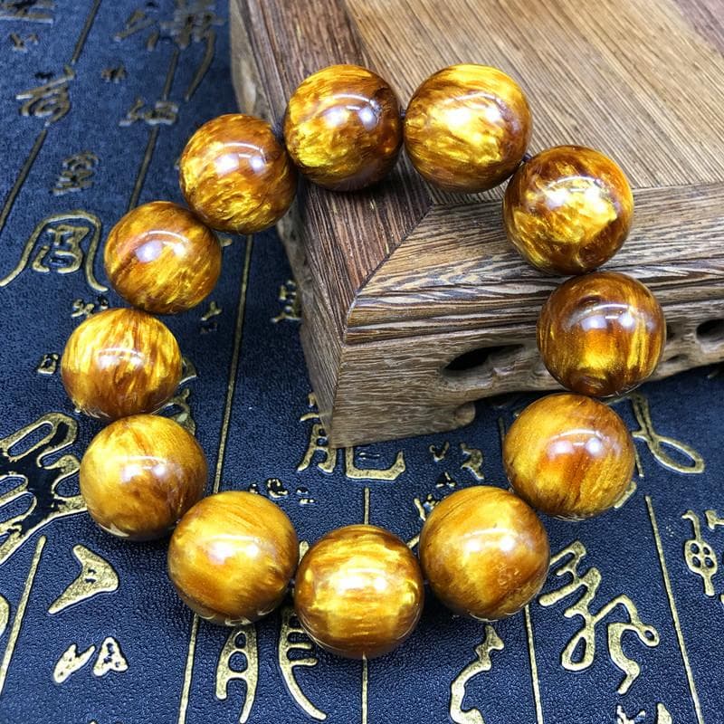 Natural Sea Willow Buddha Beads Hand String Chinese Retro Bracelets Jewelry Men Women Gift Accessories 20mm
