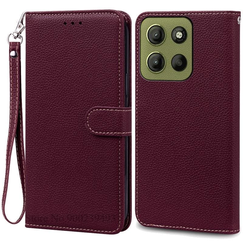 For Motorola G15 Case Wallet Leather Flip Cover For Moto G15 Case Soft Book Phone Case For Motorola G15 Cover Fundas Coque For Moto G15