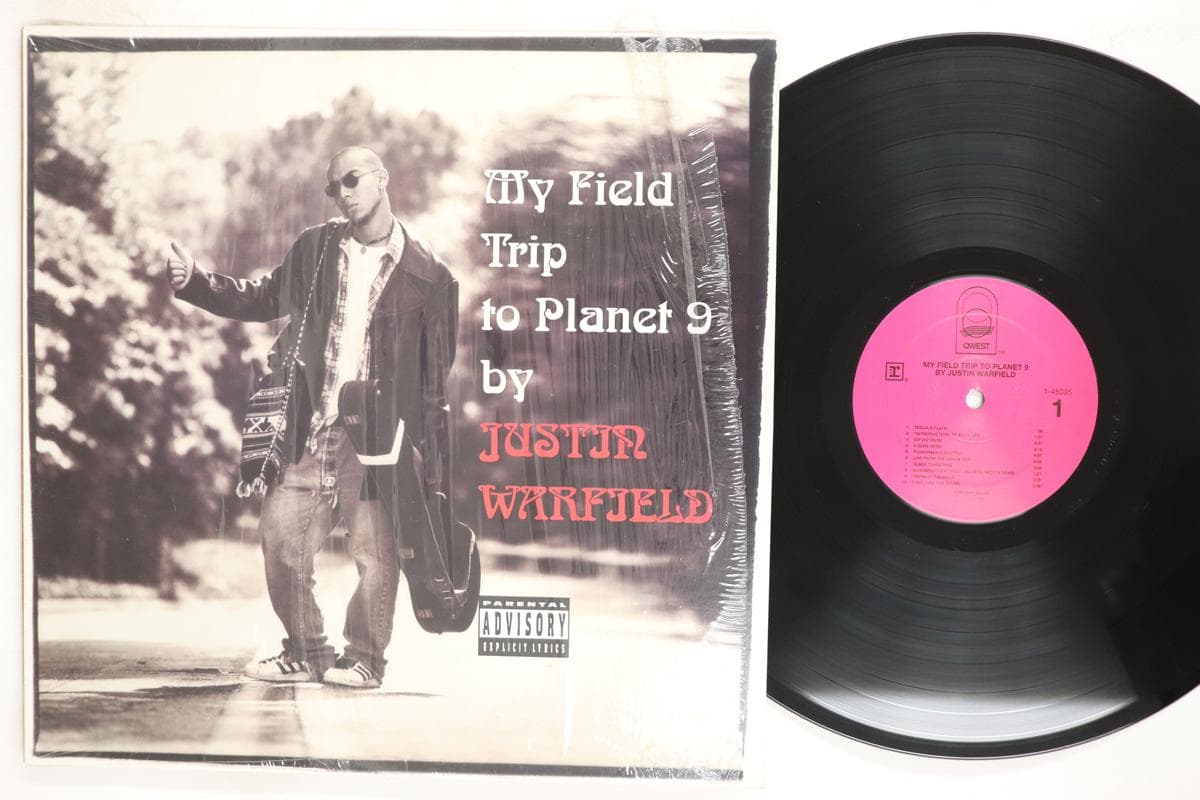 LP Record JUSTIN WARFIELD My Field Trip To Planet 9 145085 QWEST RECORDS 1993 US Rap HipHopRB Used