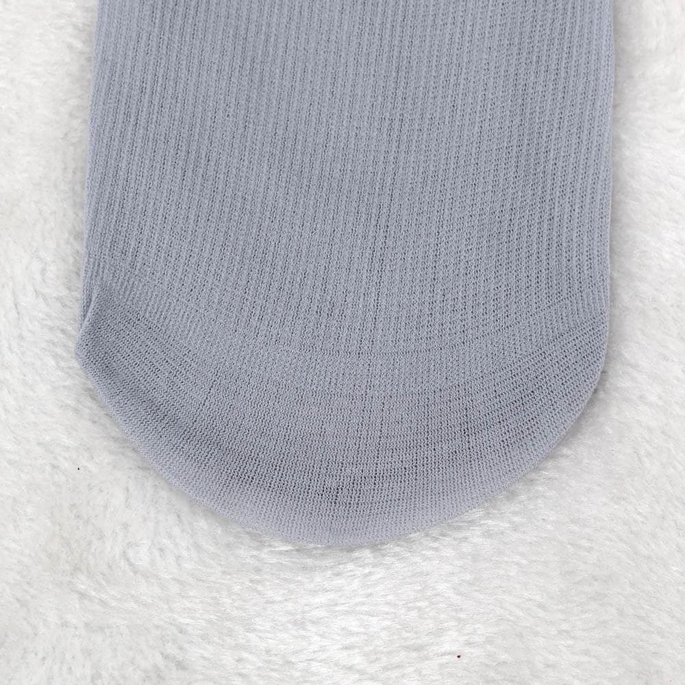 10 Pairs  Fiber Ultra-thin Elastic Silky Short Silk Stockings Men Socks gray