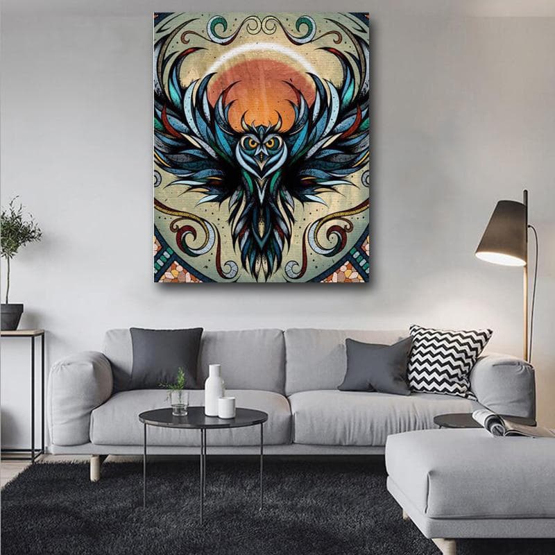 5d Diy Painted Owl Diamond Embroidery Decorate Diamant Mosaic Diamond Painting Cross Stith 20X30