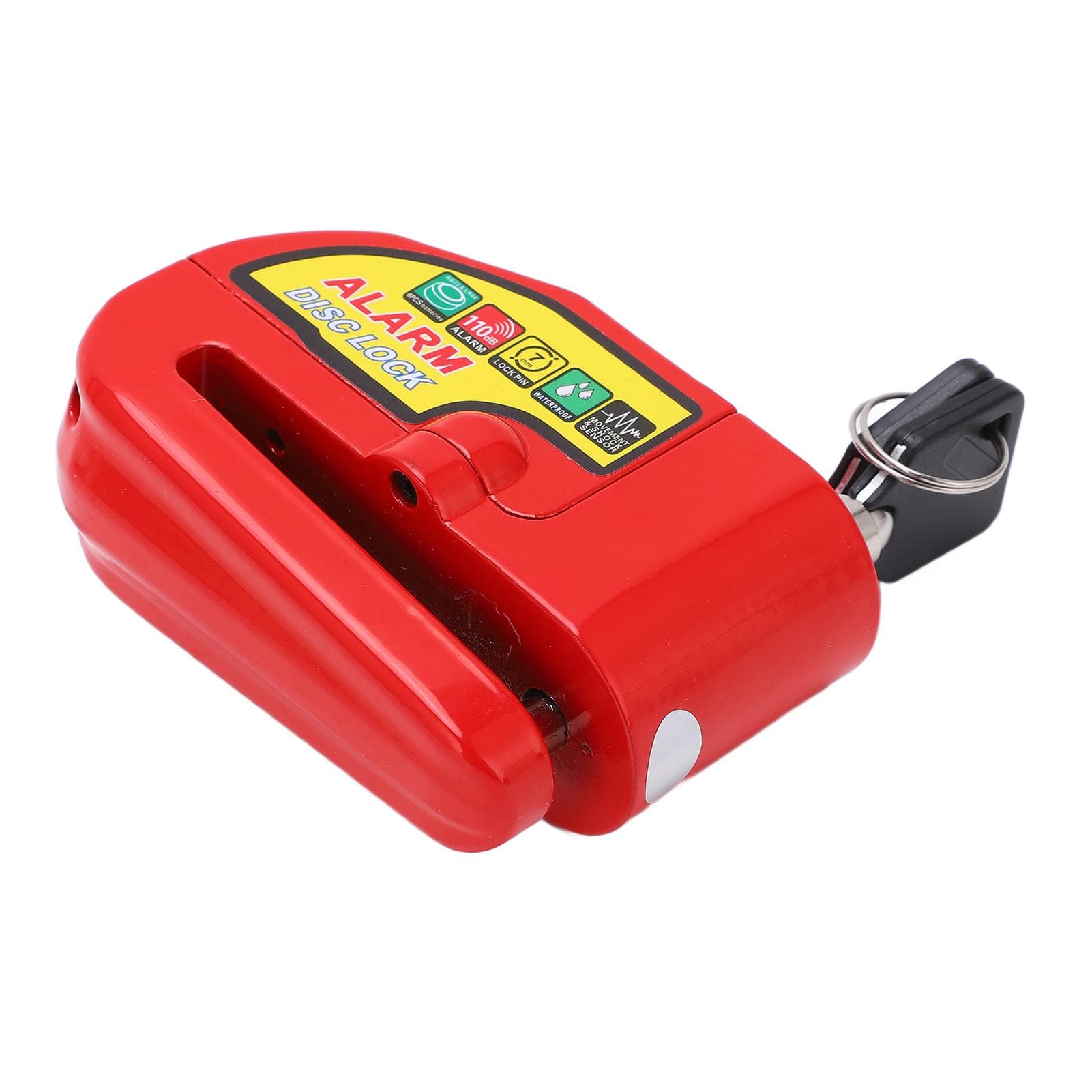 Bike Disc Brake Lock Anti Theft Electric Motorcycle Alarm Disc Lock with 110dB Alarm Sound for