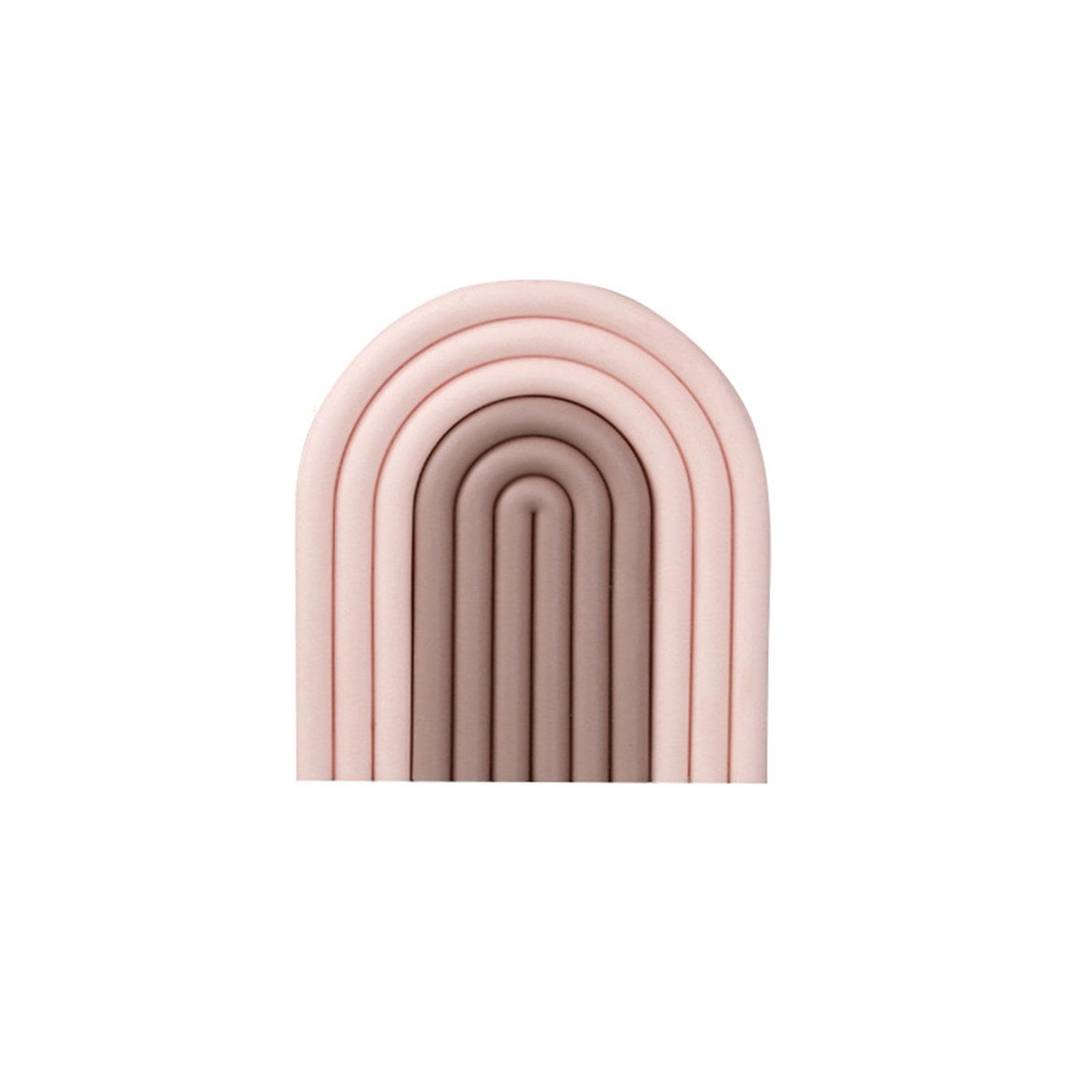 Placemat Prevent Slip Wearable Thickened Insulation Cup Pad for Bowl Plate Kitchen Restaurant Gray pink