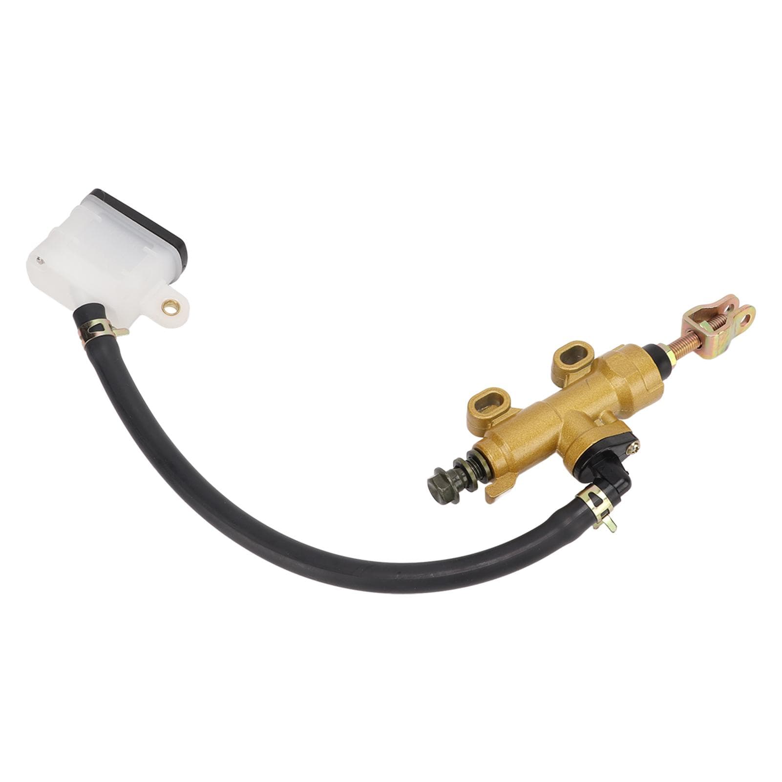 Motorcycle Rear Brake Pump Master Cylinder Kit Hydraulic with Reservoir Universal for Dirt Bike