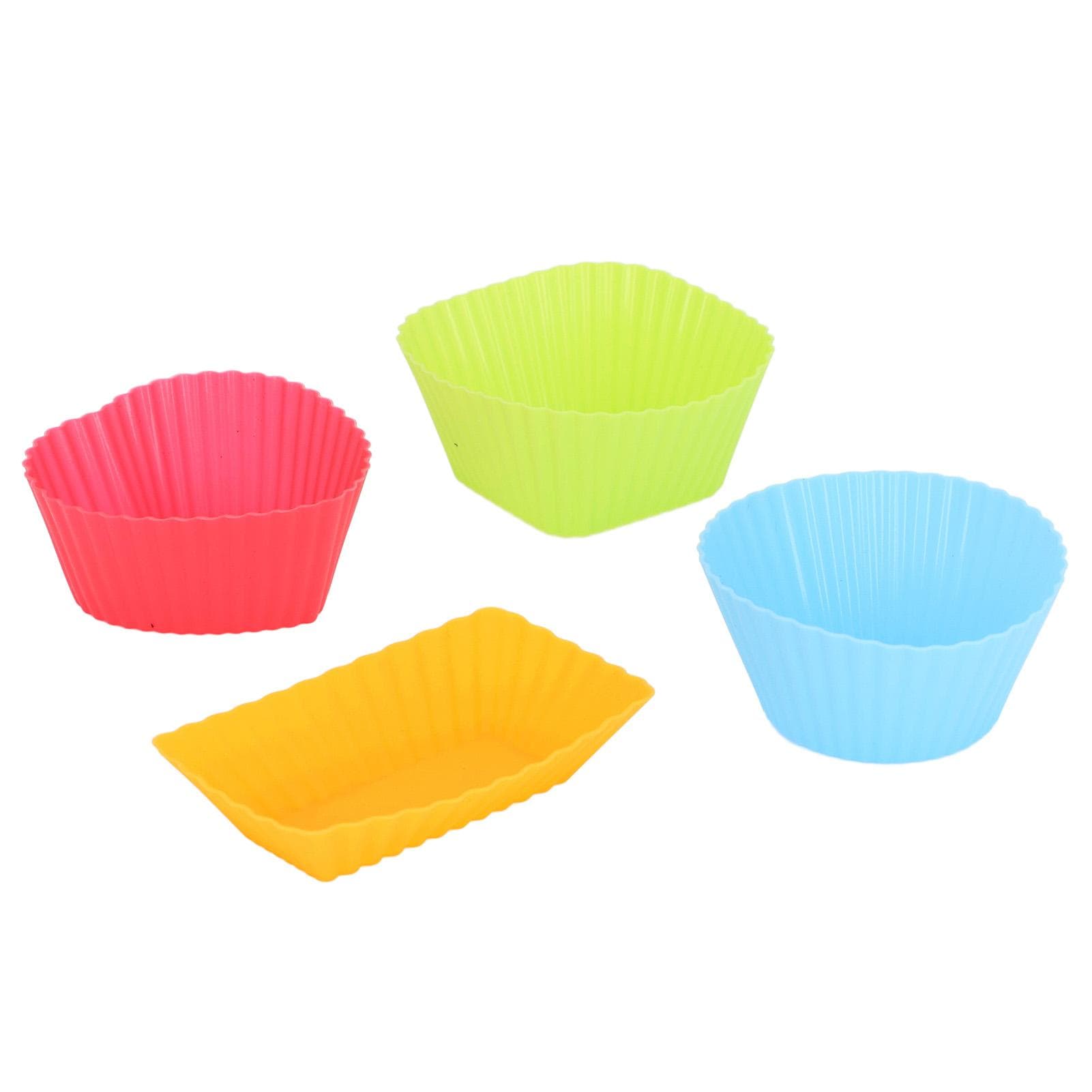 40 Pack Silicone Bento Baking Cups Non Sticky Reusable Bento Box Accessories Silicone Muffin L(for 6.5-9kg)