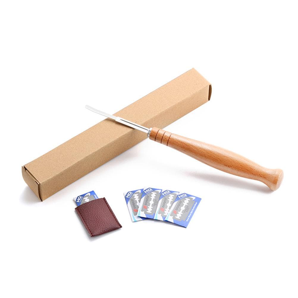 Bread Bakers Cutter Slashing Tool Bread Lame Dough Scoring Blade Tools Making Razor Cutter with L(for 6.5-9kg)
