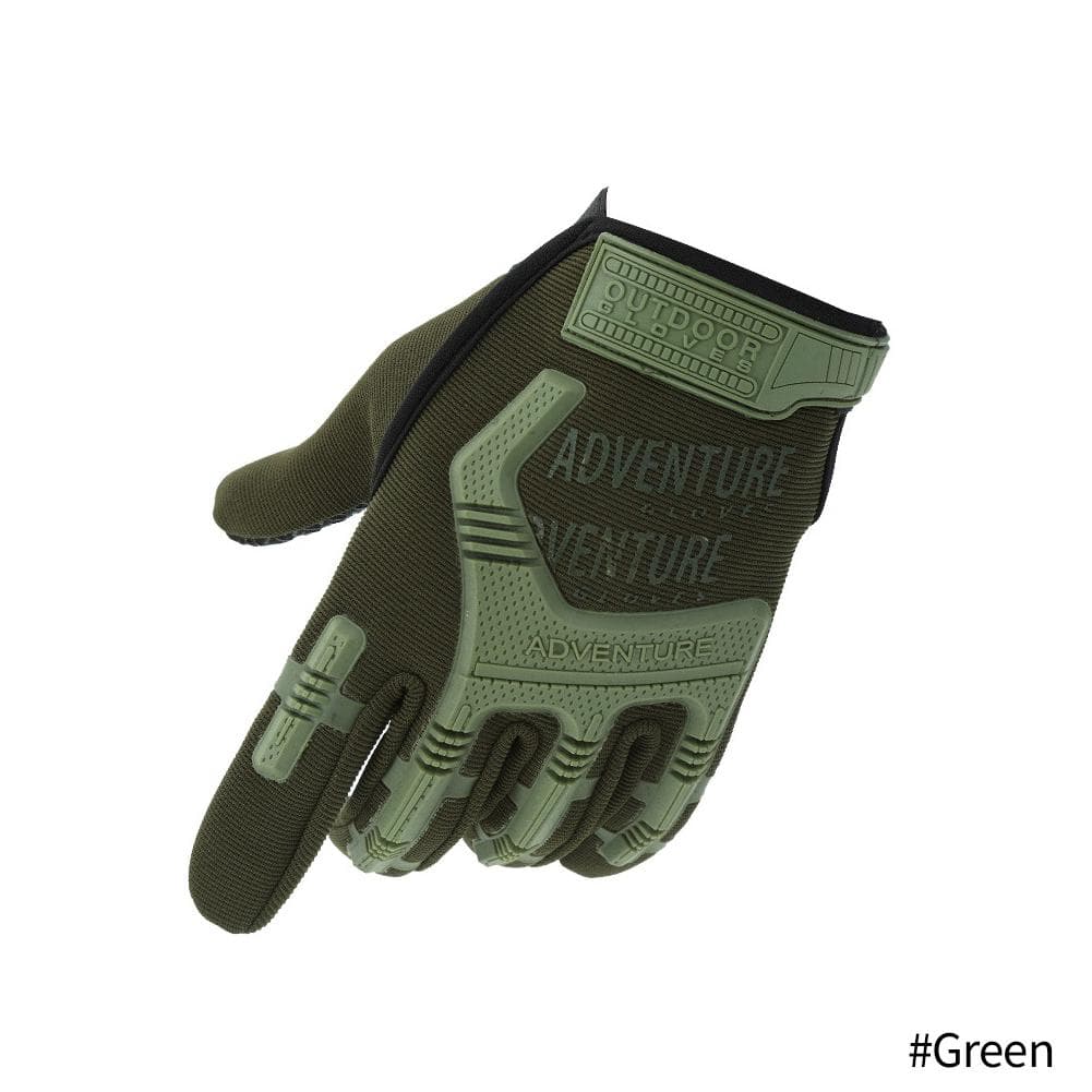 Tactical Gloves Men Full Finger Military Gloves Hunting Hiking Army Gloves Outdoor Training Protective Gloves green