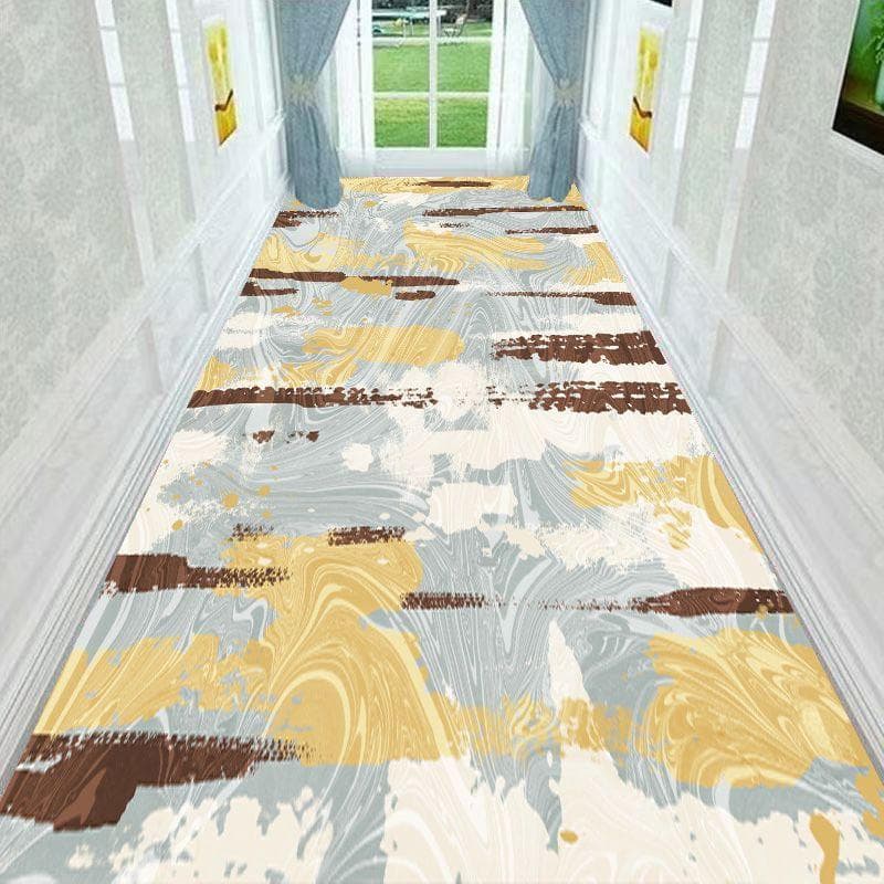 Household Long Corridor Carpet European Style Entrance Hall Floor Mats Carpet Living Room Hotel Stairs Large Area Rugs Customized size