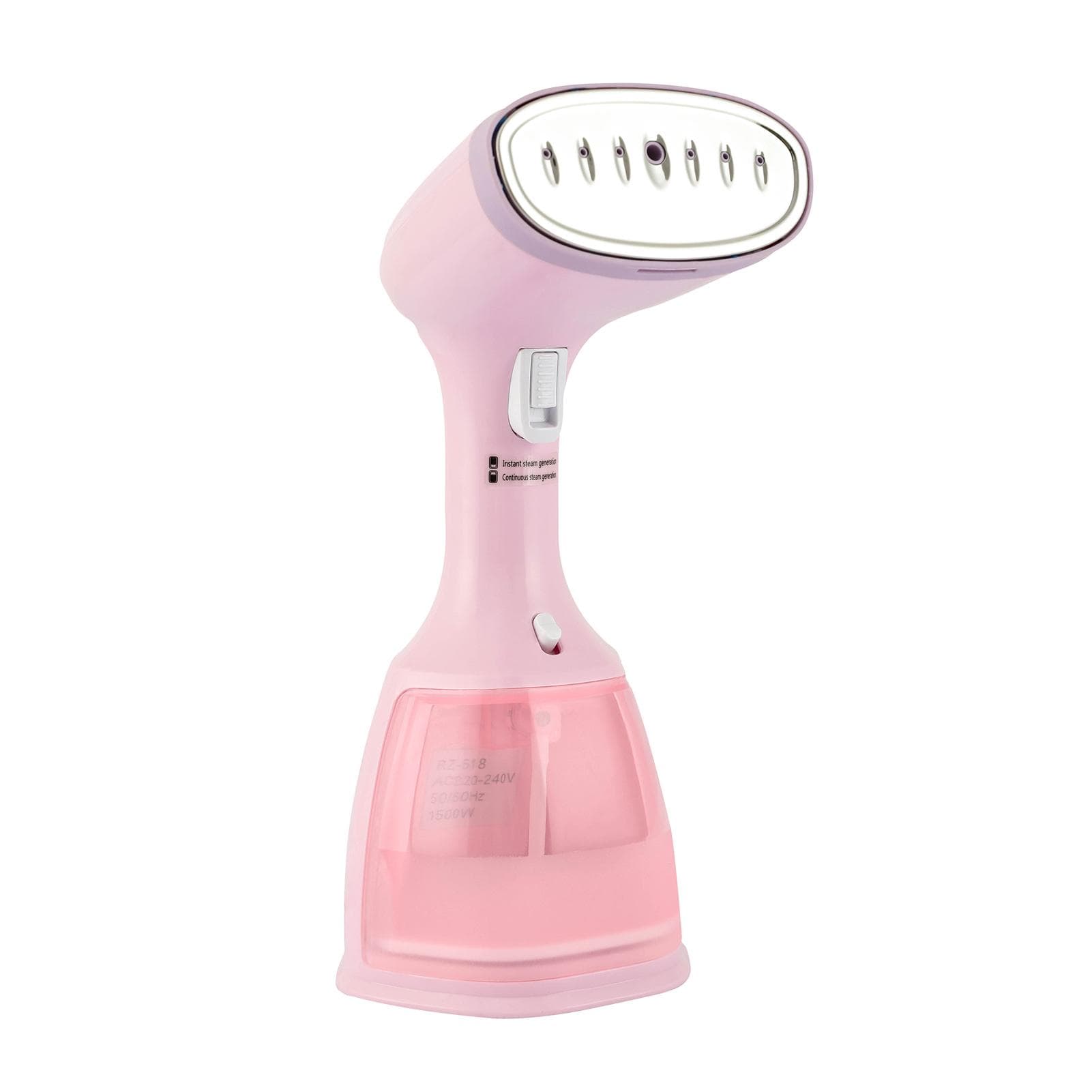 1500W Portable Handheld Garment Steamer Clothes Steamer 3 Steam Modes with 350ML Large Detachable EU Plug pink