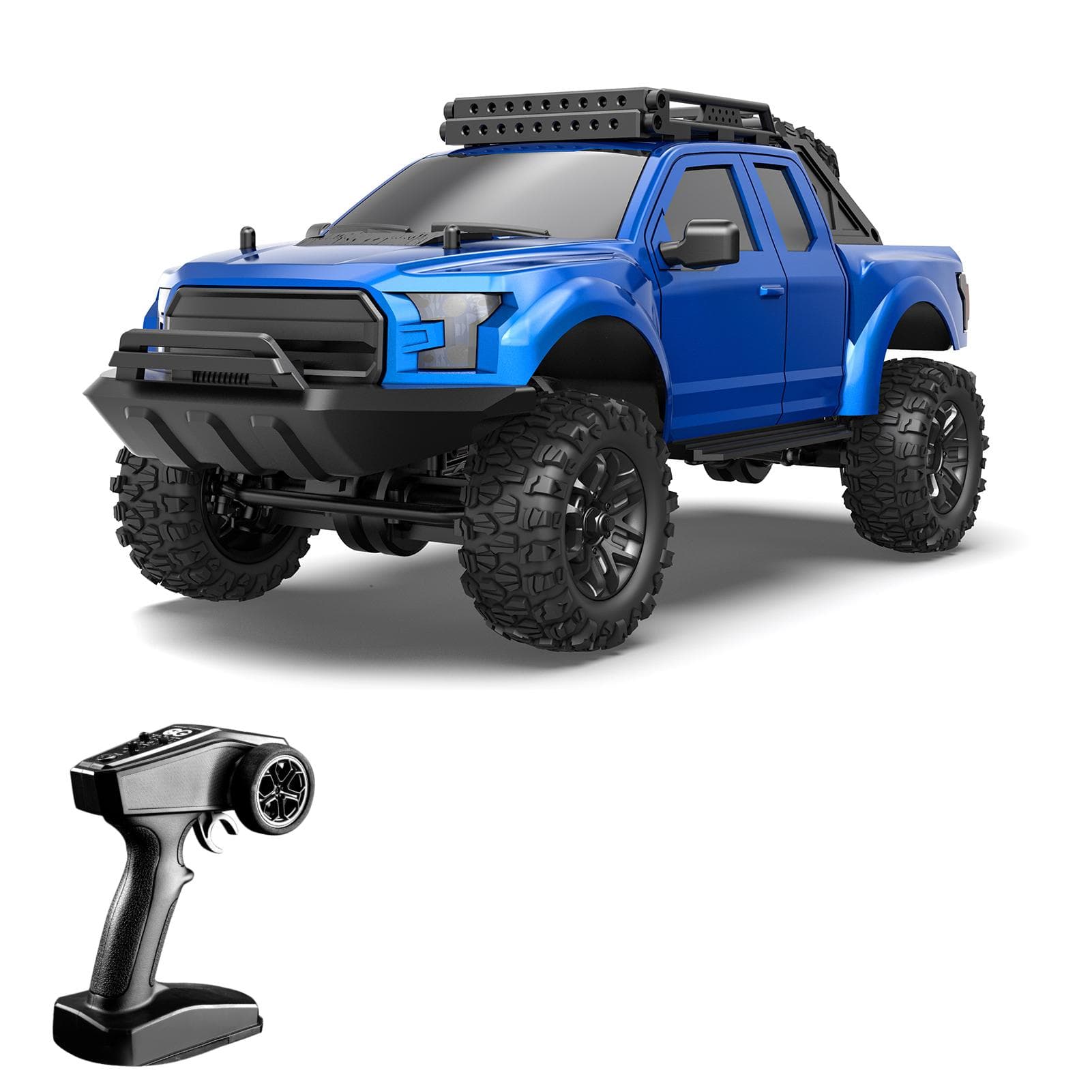 Remote Control Car, 1:16 4WD Remote Control Car for Kids Boys Girls 2.4GHz Rechargeable High-Speed 1 Battery blue