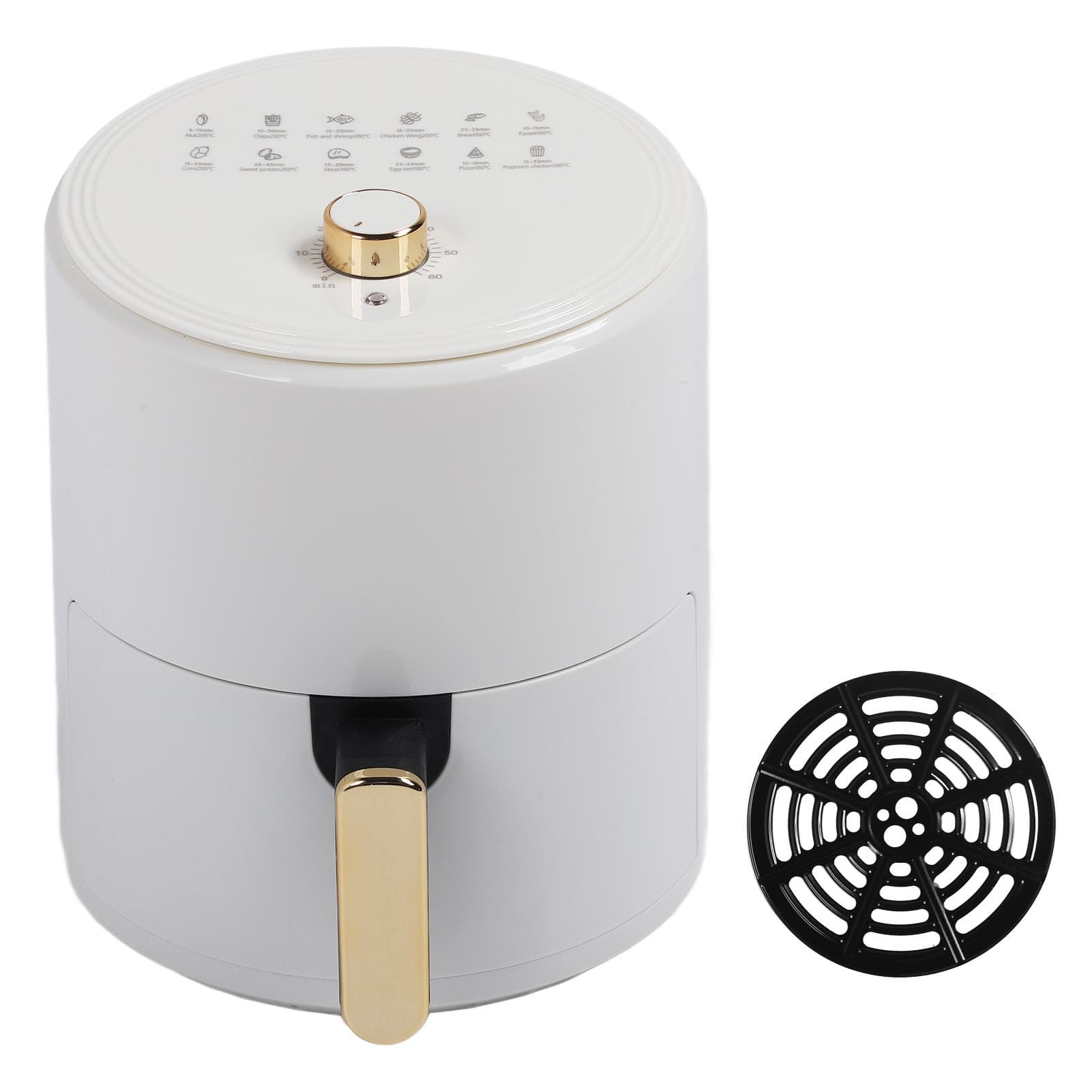 Electric Fryer Oven Cooker 6L Capacity Intelligent Temperature Control 360 Degrees Heat Circulation L