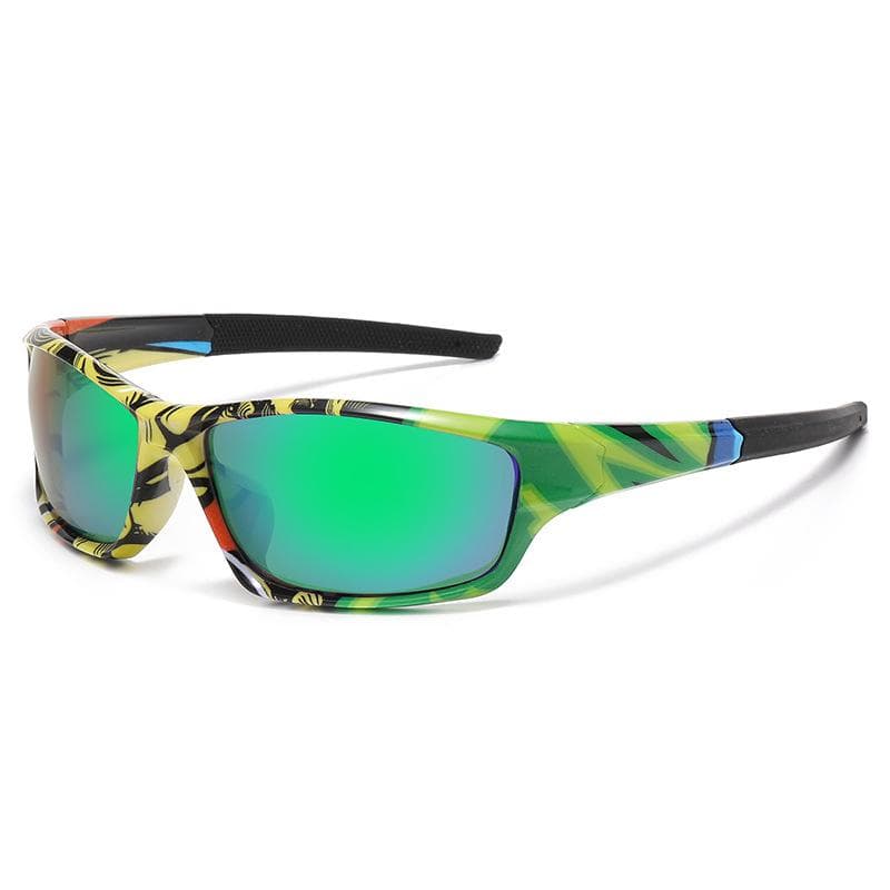Outdoor Cycling Windproof Sports Sunglasses Camouflage Box Driving Glasses 620 for Men Women