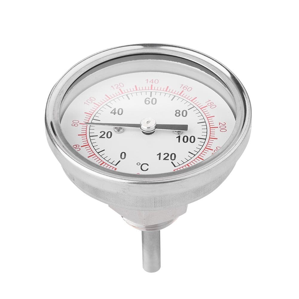 62mm 120 celsius High Temperature Bimetal Thermometer Oven Grill BBQ Analog Dial Double Scale
