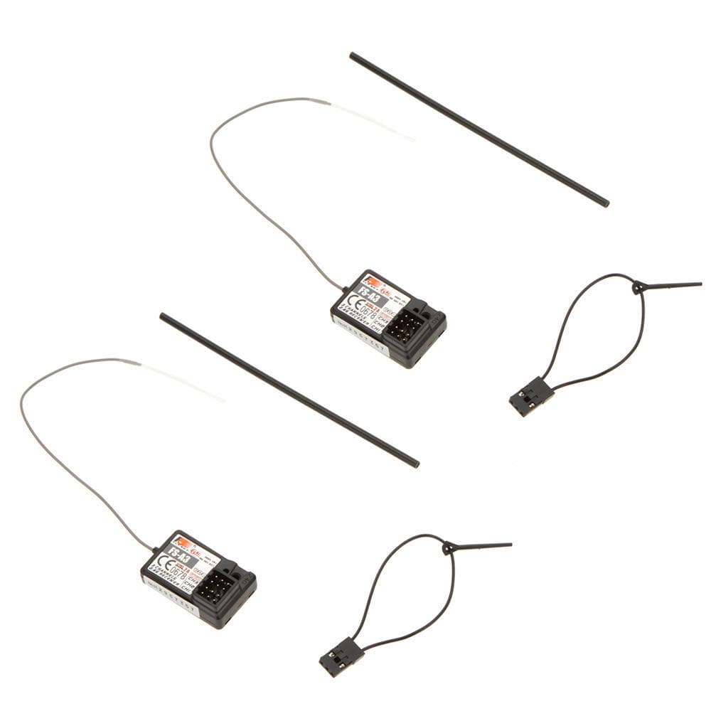 2Pcs Flysky FS-A3 AFHDS2A 2.4G  3CH Receiver for GT2E GT2G Transmitter