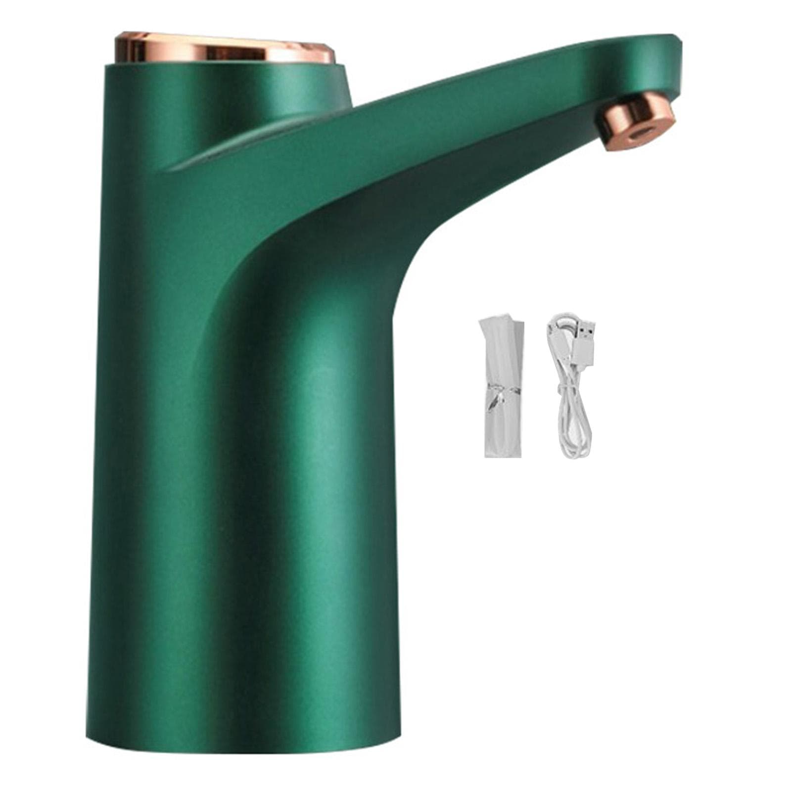 Water Bottle Dispenser USB Charging Electric Drinking Water Pump for Office School Hospitals Retro