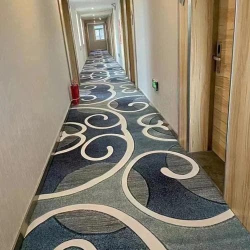 Corridor Floor Track Carpet Gray Line Abstraction Mat for Full Living Room Stairs Runners Home Decor Entrance Hall Furniture 80x300cm
