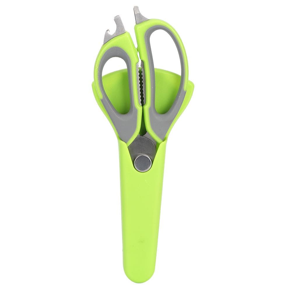 Multifunction Stainless Steel Barbecue Scissors with Protective Cover Picnic Cooking Tool