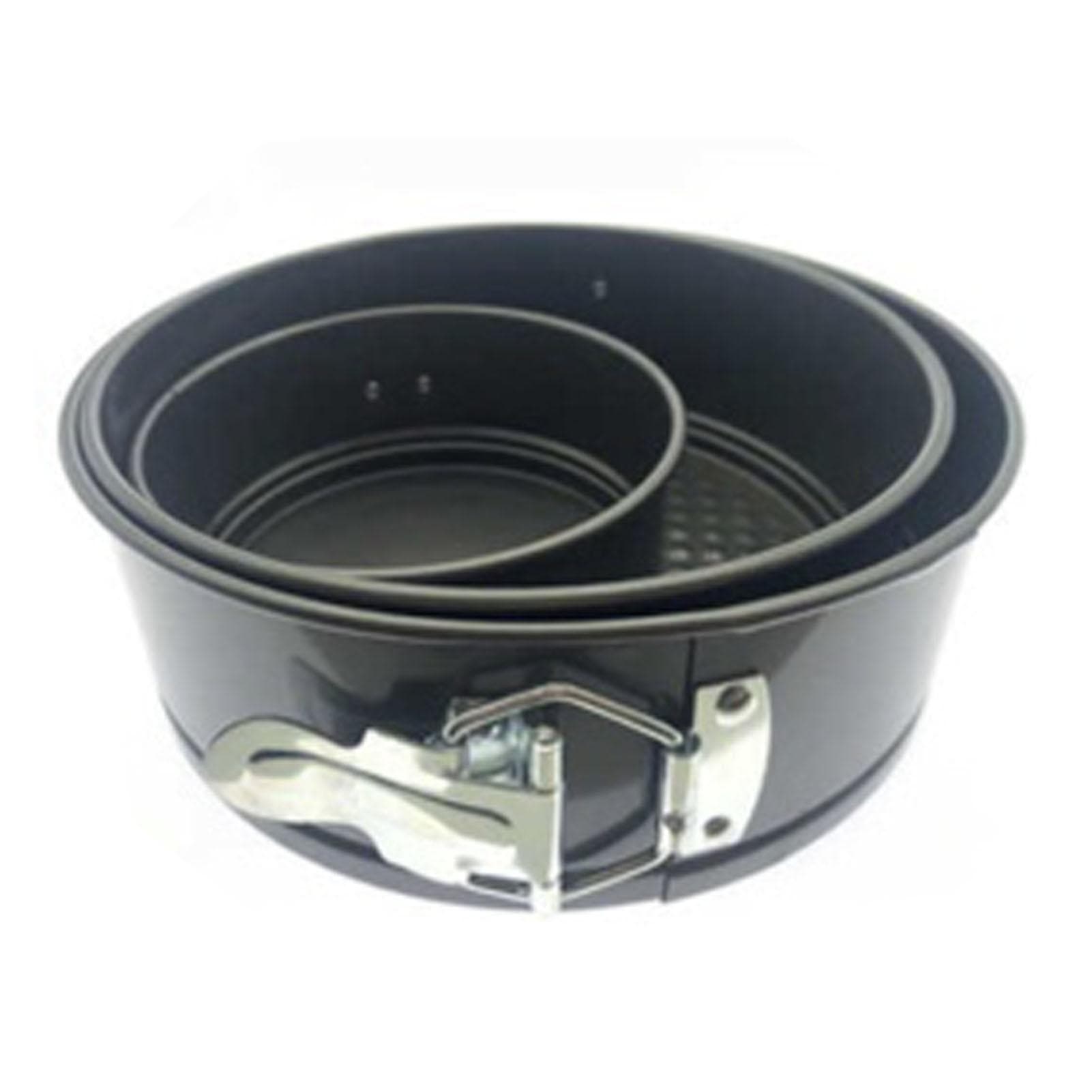 3Pcs Cake Baking Molds Rugged Stainless Steel High Hardness Versatile Durable Cake Pan for Home