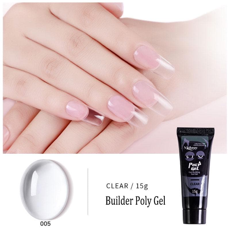 15ml Poly Gel Extension Crystal Finger Jelly Polygel Nail Gel Camouflage UV LED Hard Gel Acrylic