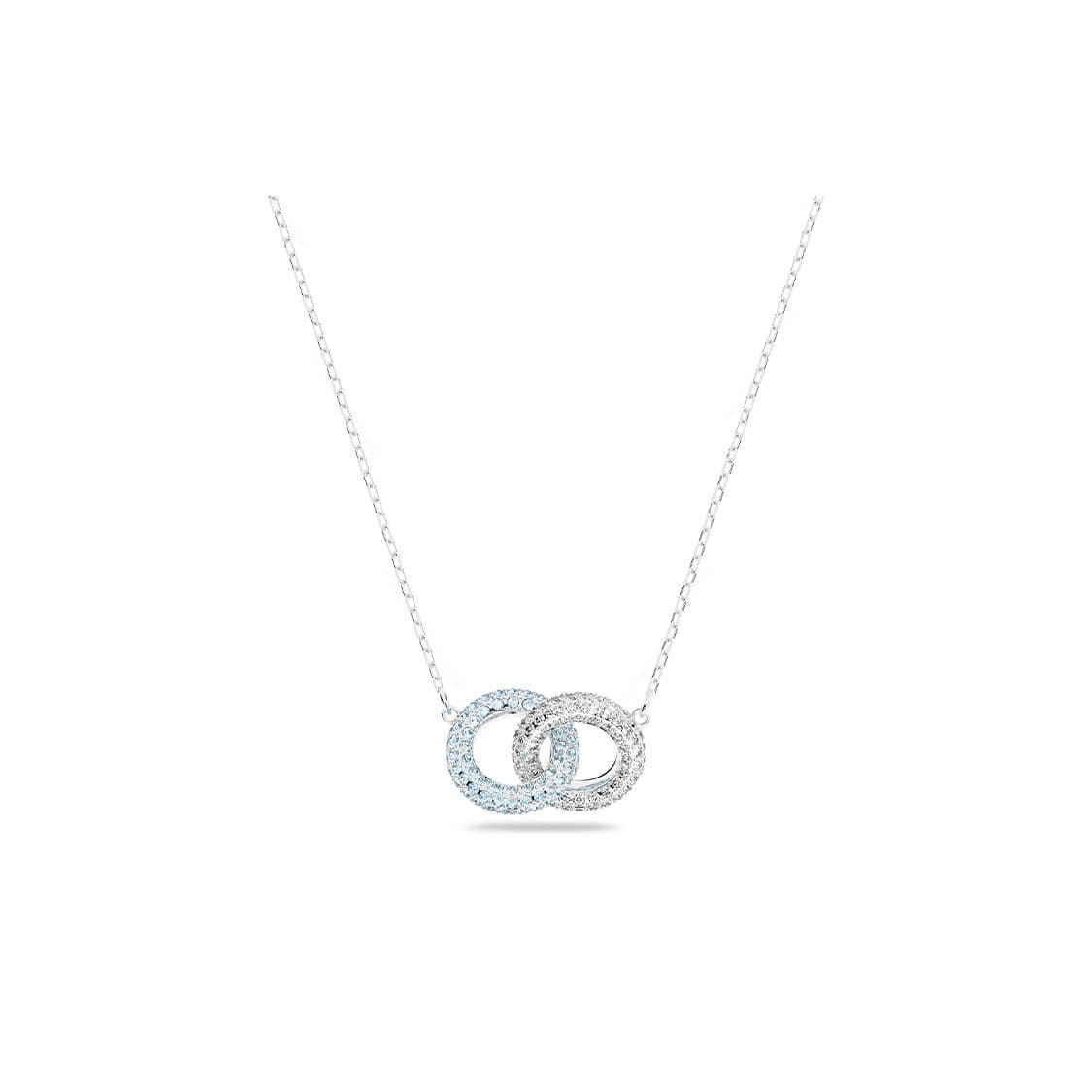 Swarovski Dextera Stone Necklace Women necklace Blue 5642883 Box (Random Color)