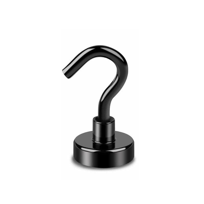 1Pcs Black Magnet Hook Strong Magnet Hooks Heavy Duty Magnetic Cruise Hooks For Refrigerators black