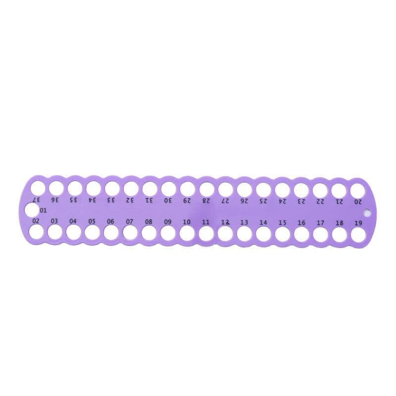 37 Holes Embroidery Floss Organizer Cross Stitch Threads Holder Storage Tool DIY Craft Thread Sorter Organization Sewing Kit 38-74 purple