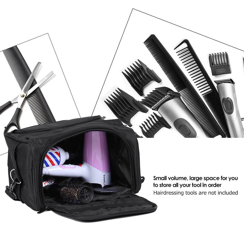 Portable Salon Hairdressing Tool Bag Barber Comb Scissors Clip Tools Bag