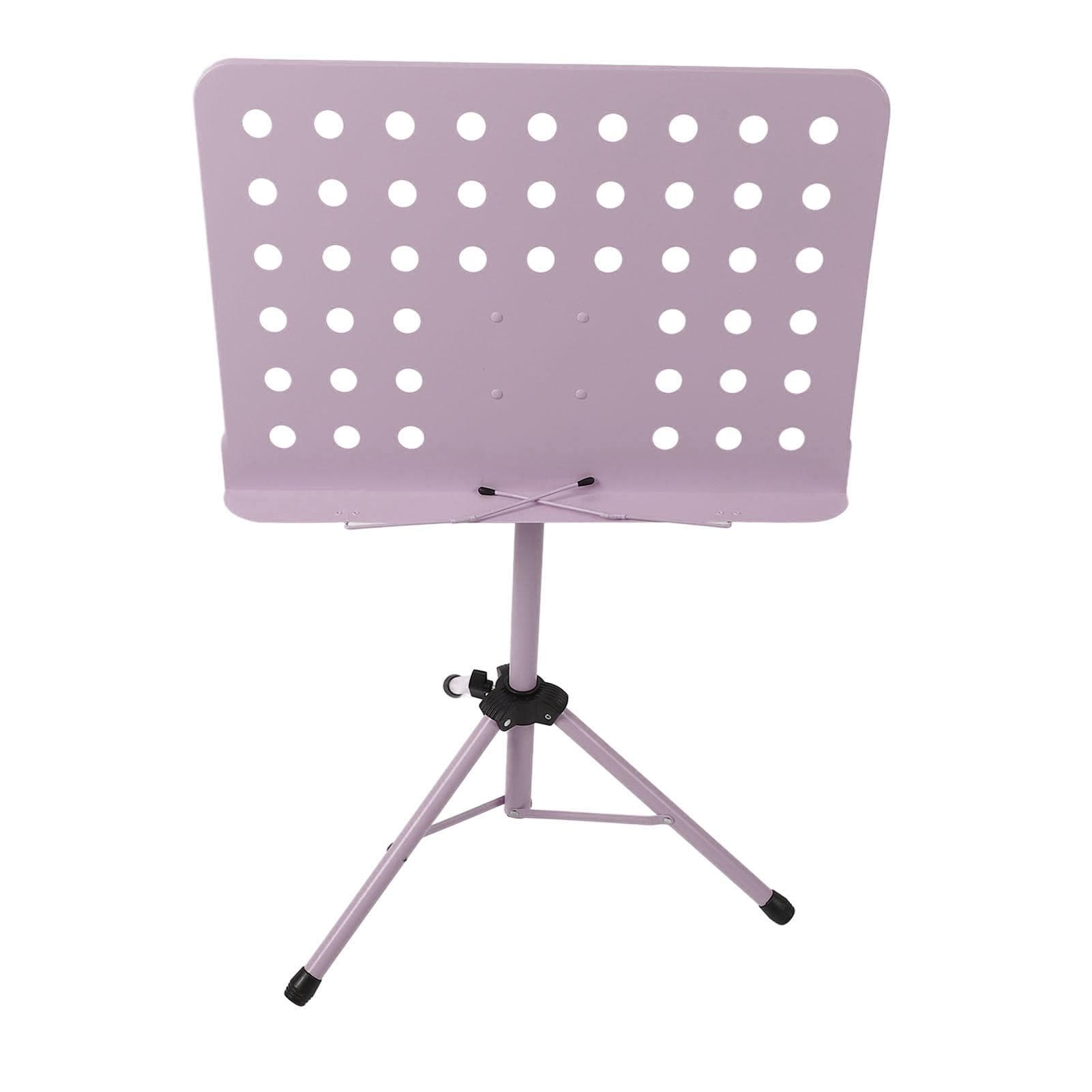 Sheet Music Stand Portable Foldable Lifting Professional Music Book Stand for Guitar Violin Green purple