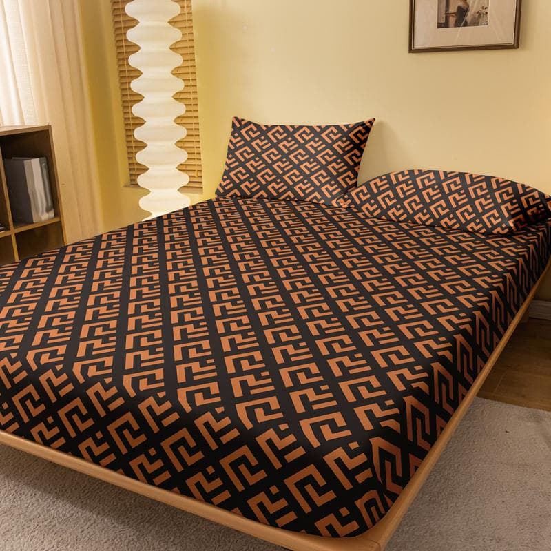1 Piece Of Louis Patterned Frosted Bedsheet, Bedroom Printed Bedspread, Bedding (Excluding Pillowcases) 71x132cm