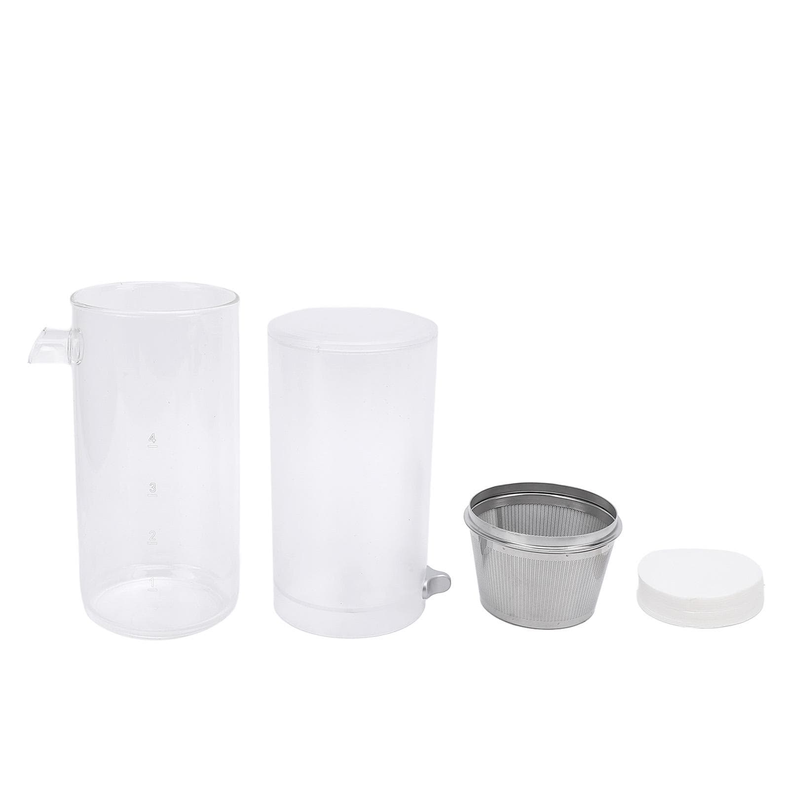 Ice Drip Coffee Maker Adjustable Speed Portable Easy Cleanup 400ml High Borosilicate Glass Iced