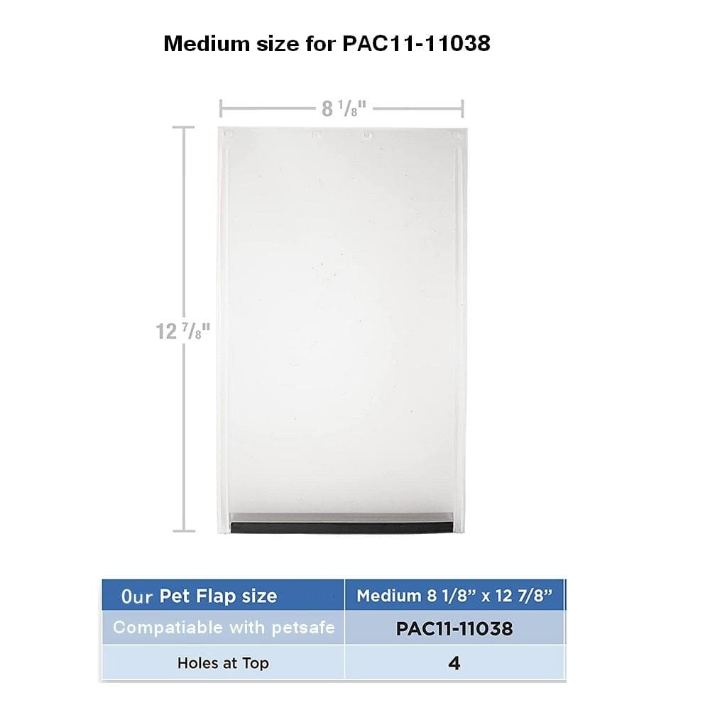 Replacement Flaps For Dog Door Water Resistant for Freedom Folding Door for Dog Replace Compatible with PetSafe Barriers for Dogs