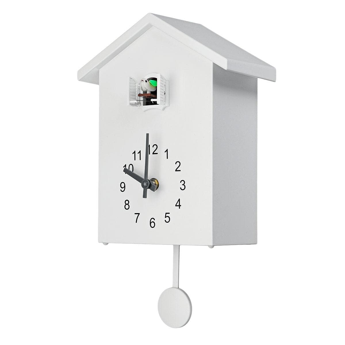Cuckoo Quartz Wall Clock Modern Bird Home Living Room Hanging Watch Horologe Clocks Timer Office Home Decoration Gifts white